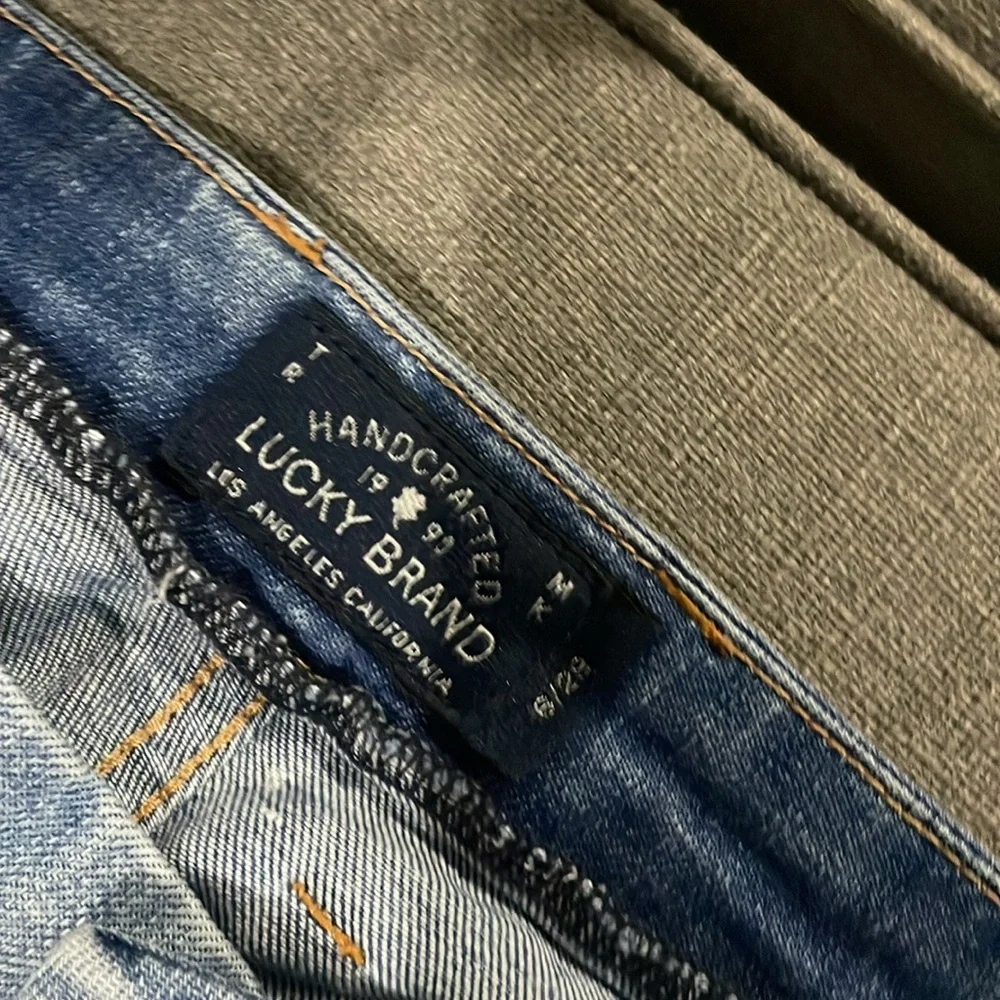 Lucky Brand Light Wash Boardwalk Bermuda Raw Hem Jean Shorts